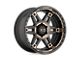 XD Spy II Satin Black Dark Tint Wheel; 20x9; 0mm Offset (18-24 Jeep Wrangler JL)