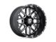 XD Grenade Satin Black Milled Wheel; 17x8.5; 0mm Offset (20-24 Jeep Gladiator JT)