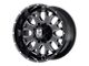 XD Menace Gloss Black with Milled Accents Wheel; 18x9; 0mm Offset (20-24 Jeep Gladiator JT)