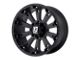 XD Misfit Matte Black Wheel; 20x9; 0mm Offset (07-18 Jeep Wrangler JK)