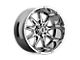 XD Badlands Chrome Wheel; 18x9; -12mm Offset (07-18 Jeep Wrangler JK)