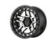 XD Recon Satin Black Machined Wheel; 18x8.5; 18mm Offset (20-24 Jeep Gladiator JT)