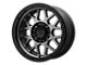 XD Grenade OR Matte Gray with Matte Black Lip Wheel; 18x8.5; 0mm Offset (99-04 Jeep Grand Cherokee WJ)