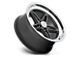 American Racing Groove Anthracite with Diamond Cut Lip Wheel; 20x8.5; 6mm Offset (18-24 Jeep Wrangler JL)