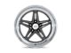 American Racing Groove Anthracite with Diamond Cut Lip Wheel; 20x10; -20mm Offset (18-24 Jeep Wrangler JL)