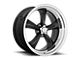 American Racing Torq Thrust II Gloss Black with Machined Lip Wheel; 22x11; 18mm Offset (11-21 Jeep Grand Cherokee WK2)