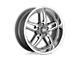 US Mag Cten Matte Gunmetal Milled Wheel; 22x8.5; 1mm Offset (07-18 Jeep Wrangler JK)