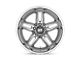 US Mag Cten Matte Gunmetal Milled Wheel; 22x8.5; 1mm Offset (99-04 Jeep Grand Cherokee WJ)