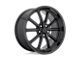 US Mag Rambler Gloss Black with Matte Black Wheel; 22x9; 1mm Offset (07-18 Jeep Wrangler JK)