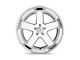 US Mag Hustler Chrome Wheel; 22x9; 1mm Offset (20-24 Jeep Gladiator JT)