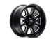 Pro Comp Wheels Gunner Satin Black Milled Wheel; 17x9; -6mm Offset (18-24 Jeep Wrangler JL)