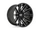 Moto Metal Kraken Gloss Black Milled Wheel; 20x9; 0mm Offset (20-24 Jeep Gladiator JT)