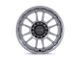 KMC Wrath Matte Anthracite Wheel; 17x8.5; -10mm Offset (18-24 Jeep Wrangler JL)