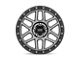 KMC Mesa Satin Black with Gray Tint Wheel; 17x8.5; 0mm Offset (99-04 Jeep Grand Cherokee WJ)