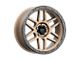 KMC Mesa Matte Bronze with Black Lip Wheel; 20x9; 0mm Offset (20-24 Jeep Gladiator JT)