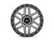 KMC Mesa Satin Black with Gray Tint Wheel; 20x9; 0mm Offset (99-04 Jeep Grand Cherokee WJ)