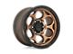 KMC Dirty Harry Matte Bronze with Black Lip Wheel; 17x8.5; 18mm Offset (99-04 Jeep Grand Cherokee WJ)