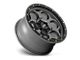 KMC Dirty Harry Satin Gray with Black Lip Wheel; 20x9; 0mm Offset (20-24 Jeep Gladiator JT)