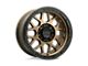 KMC Grenade Off-Road Matte Bronze with Matte Black Lip Wheel; 18x8.5; 0mm Offset (20-24 Jeep Gladiator JT)