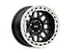 KMC Grenade Crawl Beadlock Satin Black Wheel; 17x8.5; 10mm Offset (18-24 Jeep Wrangler JL)