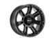 HELO HE904 Satin Black Wheel; 18x9; 0mm Offset (20-24 Jeep Gladiator JT)