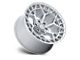 Fuel Wheels Charger Gloss Silver with Machined Face Wheel; 17x9; 1mm Offset (18-24 Jeep Wrangler JL)