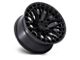 Fuel Wheels Sigma Blackout with Gloss Black Lip Wheel; 20x9; 1mm Offset (20-24 Jeep Gladiator JT)