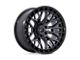 Fuel Wheels Sigma Matte Gunmetal with Matte Black Lip Wheel; 20x9; 1mm Offset (99-04 Jeep Grand Cherokee WJ)