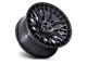 Fuel Wheels Sigma Matte Gunmetal with Matte Black Lip Wheel; 20x9; 1mm Offset (18-24 Jeep Wrangler JL)