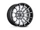 Fuel Wheels Burn Chrome with Gloss Black Lip Wheel; 20x9; 1mm Offset (22-24 Jeep Grand Cherokee WL)