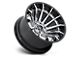 Fuel Wheels Burn Chrome with Gloss Black Lip Wheel; 20x9; 1mm Offset (22-24 Jeep Grand Cherokee WL)