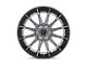 Fuel Wheels Burn Chrome with Gloss Black Lip Wheel; 20x9; 1mm Offset (05-10 Jeep Grand Cherokee WK)