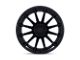 Fuel Wheels Burn Matte Black with Gloss Black Lip Wheel; 20x9; 1mm Offset (22-24 Jeep Grand Cherokee WL)