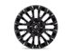 Fuel Wheels Quake Gloss Black Milled Wheel; 20x9; 1mm Offset (07-18 Jeep Wrangler JK)