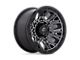 Fuel Wheels Traction Matte Gunmetal with Black Ring Wheel; 17x9; 1mm Offset (99-04 Jeep Grand Cherokee WJ)