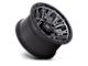 Fuel Wheels Traction Matte Gunmetal with Black Ring Wheel; 17x9; 1mm Offset (07-18 Jeep Wrangler JK)