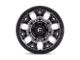 Fuel Wheels Traction Matte Gunmetal with Black Ring Wheel; 17x9; 1mm Offset (99-04 Jeep Grand Cherokee WJ)