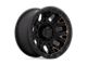 Fuel Wheels Traction Matte Black with Double Dark Tint Wheel; 17x9; 1mm Offset (18-24 Jeep Wrangler JL)