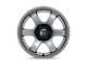 Fuel Wheels Rush Matte Gunmetal Wheel; 20x9; 1mm Offset (05-10 Jeep Grand Cherokee WK)