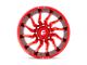 Fuel Wheels Saber Candy Red Milled Wheel; 20x9; 1mm Offset (22-24 Jeep Grand Cherokee WL)