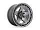 Fuel Wheels Warp Matte Gunmetal Wheel; 20x9; 1mm Offset (20-24 Jeep Gladiator JT)