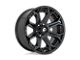 Fuel Wheels Siege Gloss Machined Double Dark Tint Wheel; 20x9; 1mm Offset (20-24 Jeep Gladiator JT)