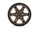 Fuel Wheels Kicker Matte Bronze with Black Bead Ring Wheel; 20x9; 1mm Offset (20-24 Jeep Gladiator JT)