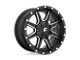 Fuel Wheels Maverick Matte Black Milled Wheel; 17x8.5; 25mm Offset (20-24 Jeep Gladiator JT)