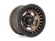 Fuel Wheels Warp Beadlock Matte Bronze Wheel; 17x9; -15mm Offset (20-24 Jeep Gladiator JT)