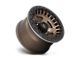 Fuel Wheels Warp Beadlock Matte Bronze Wheel; 17x9; -15mm Offset (20-24 Jeep Gladiator JT)