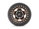 Fuel Wheels Warp Beadlock Matte Bronze Wheel; 17x9; -15mm Offset (20-24 Jeep Gladiator JT)