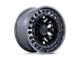 Black Rhino Alpha Matte Black with Gunmetal Lip Wheel; 17x9; 0mm Offset (20-24 Jeep Gladiator JT)