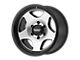 American Racing Mod 12 Satin Black Machined Wheel; 18x9; 0mm Offset (20-24 Jeep Gladiator JT)