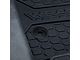 Custom Fit Front Floor Mats with Jeep Wrangler Logo; Black (14-18 Jeep Wrangler JK)